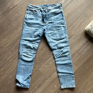Levi’s 501 skinny.